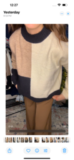 Cozy Contrast Color-Block Sweater